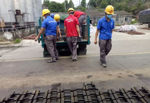 貴港市計(jì)量測試所完成瑞康飼料地磅校準(zhǔn)工作